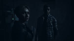 Two Until Dawn 2 characters in a dark relationship-focused scene